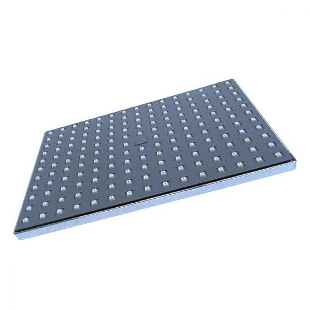 Regadera Plato Rectangular 7” Antisarro ABS