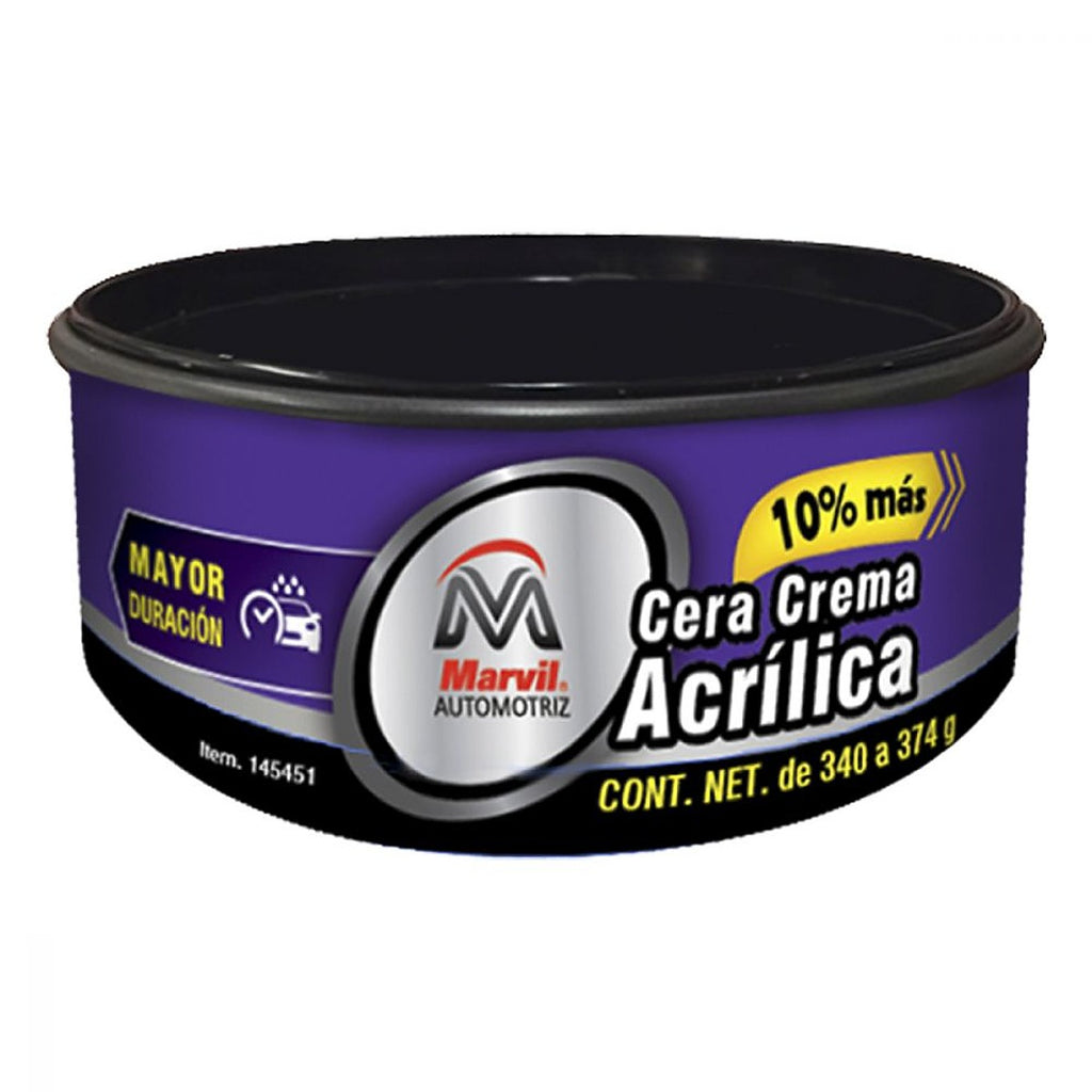 Cera en Pasta para Autos Acrílica 340 gr