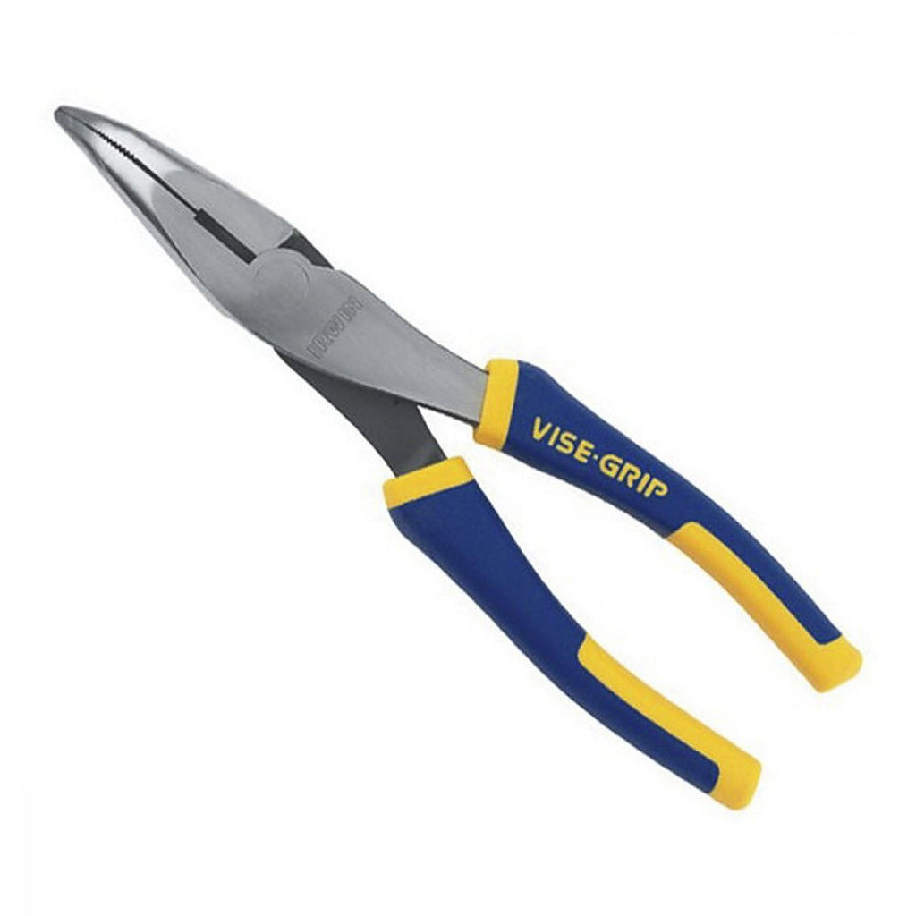 Pinza para Electricista 6” de Punta Larga Curva Corte Lateral