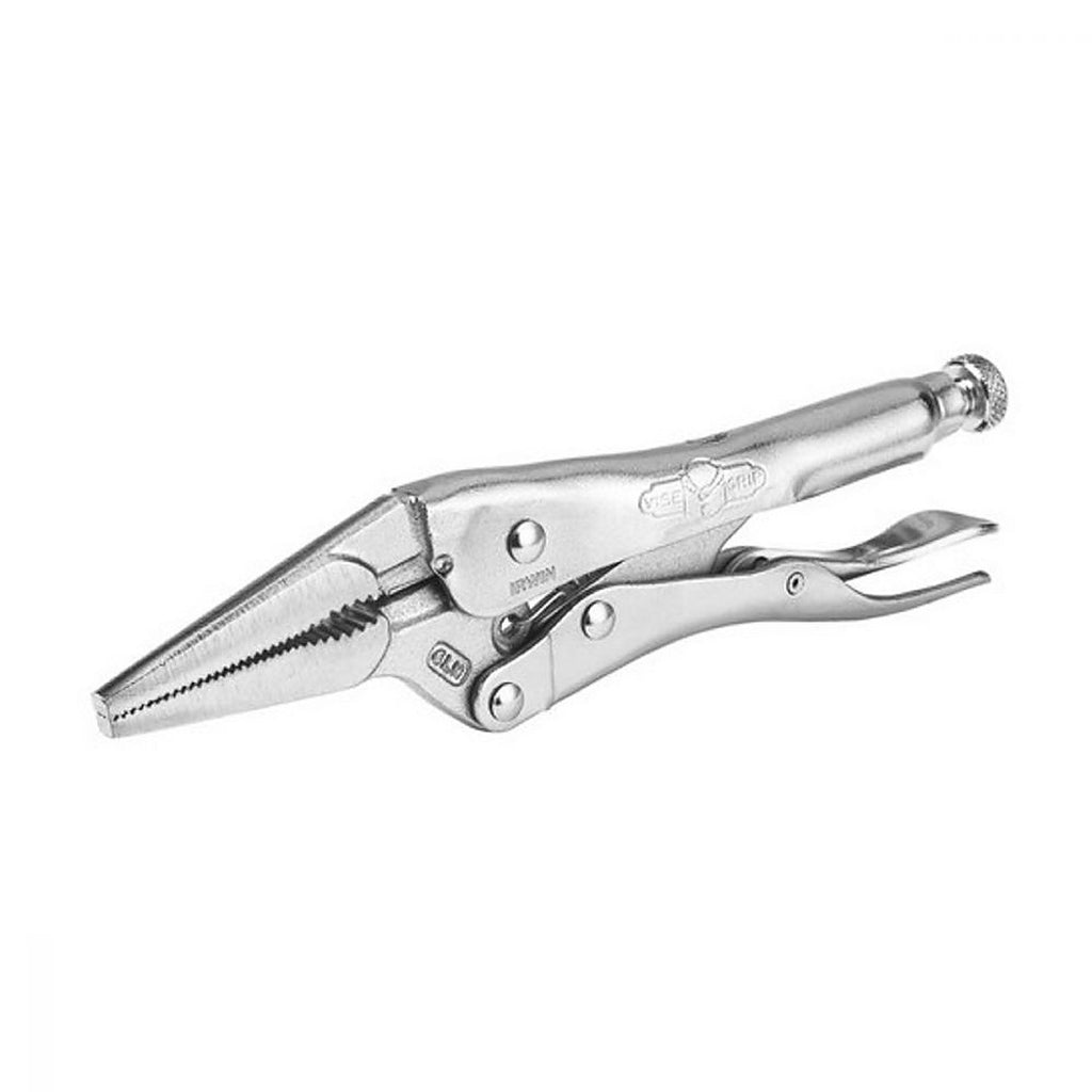 Pinza de Presión Nariz Larga 6” Corta Alambre