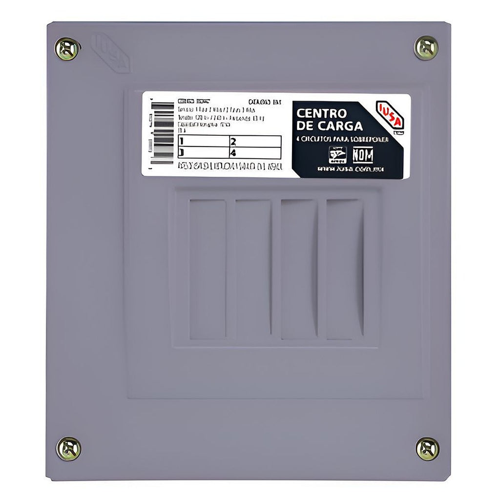 Centro de Carga 4 Polos para Sobreponer 120/240v AC