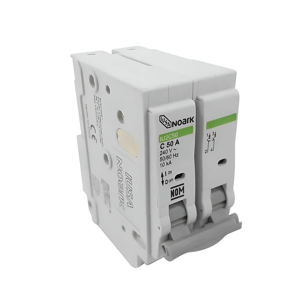 Interruptor Eléctrico Termomagnético 2 Polos 50 A