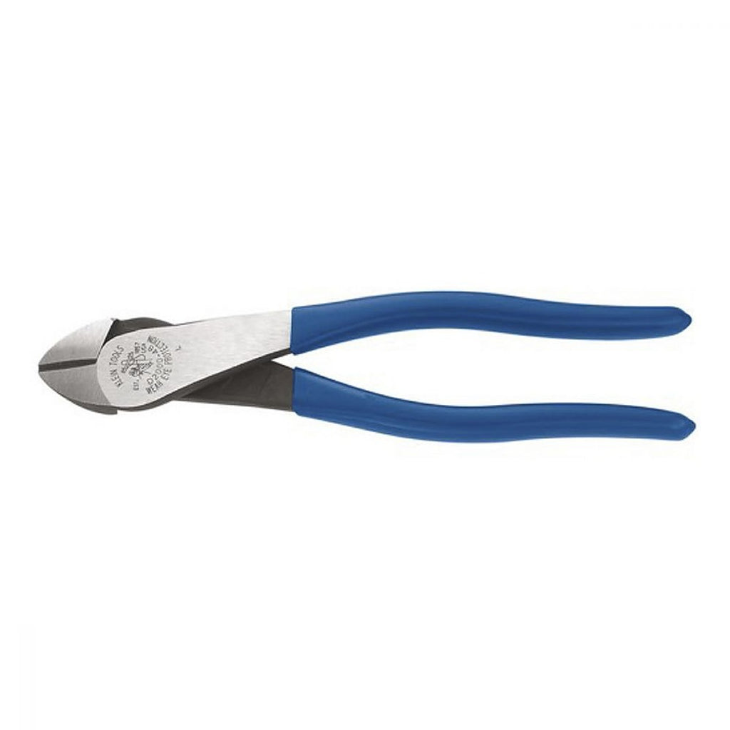 Pinza para Electricista 8” de Corte Diagonal Alta Palanca Azul