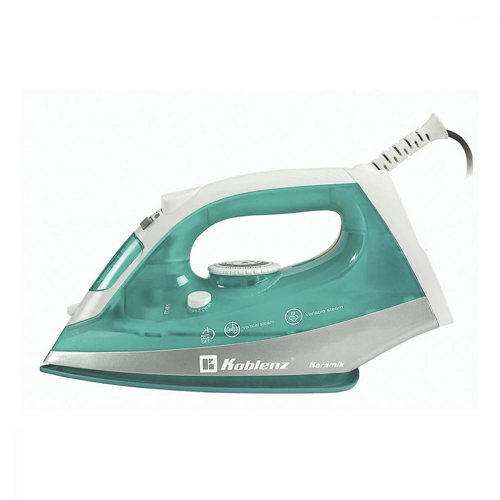 Plancha 1200w Tanque de Agua 220 ml Vapor Vertical Suela Antiadherente Autoapagado Color Verde Aqua