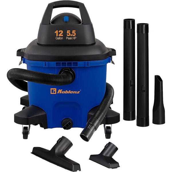 Aspiradora 5.5 HP 12 gal Multiusos con 6 Accesorios