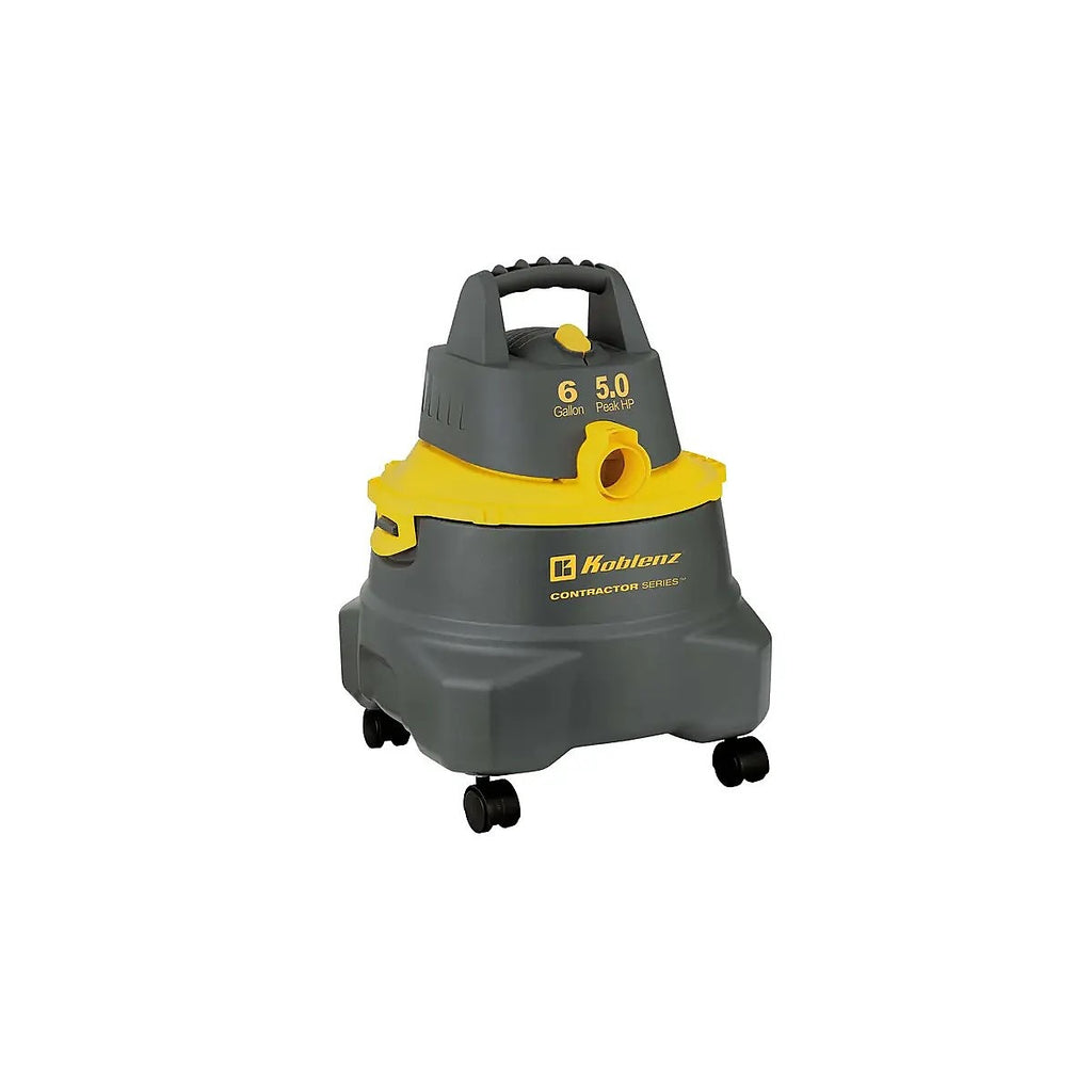 Aspiradora 5.0 HP 6 gal Seco /mojado Trabajo Rudo con Accesorios