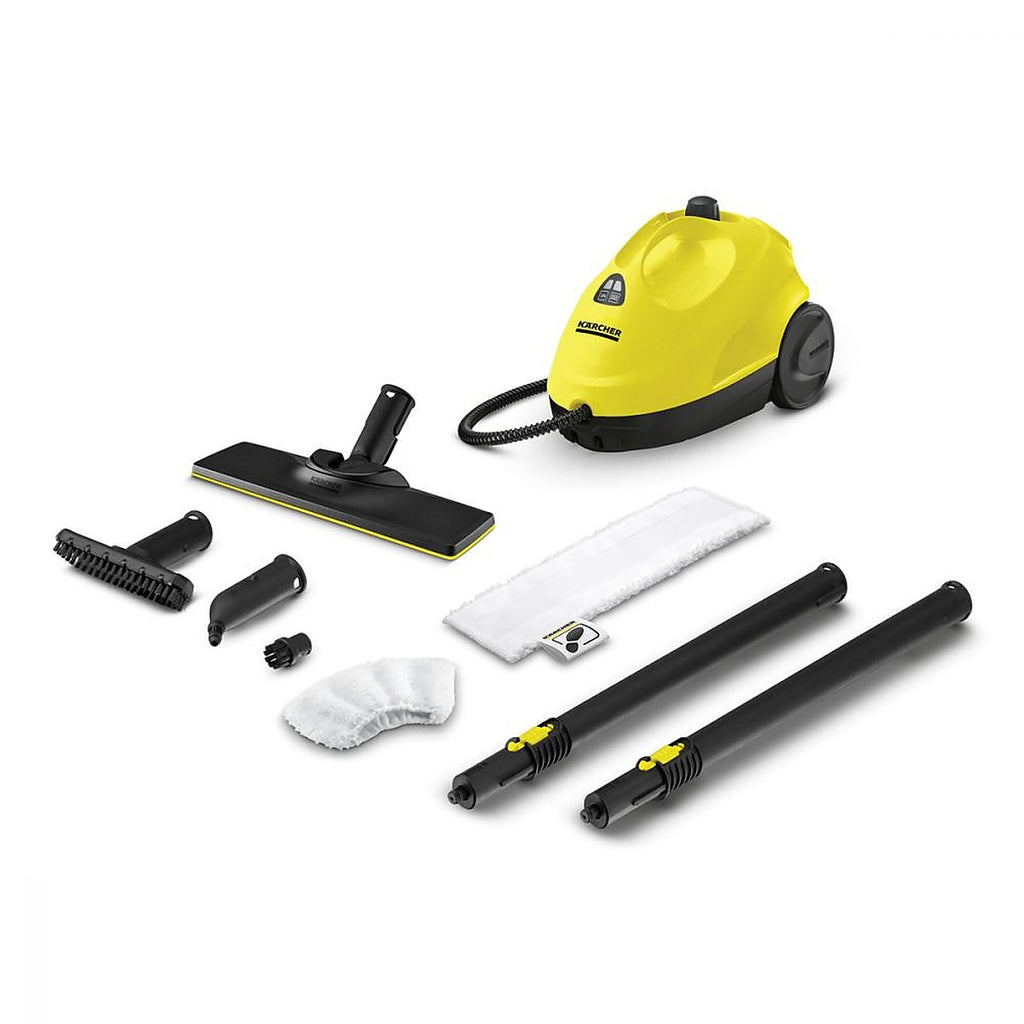 Limpiadora de Vapor 1500w 3.2 Bar Deposito 1 lt con 7 Accesorios