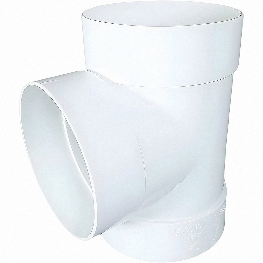 Tee PVC sanitaria sencilla BXBXB 4" (110 mm)
