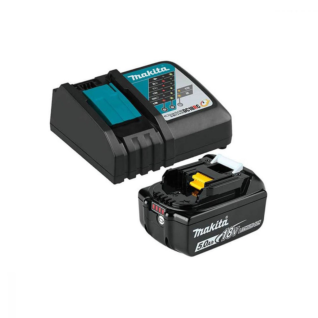 Batería con Indicador de Carga Bl1850b 18v 5.0ah Ion de Litio + Cargador Dc18rc 18v