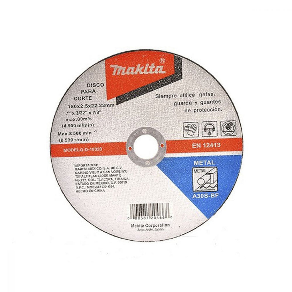 Disco para Corte de Metal 7”x3/32”x7/8” Larga Duración