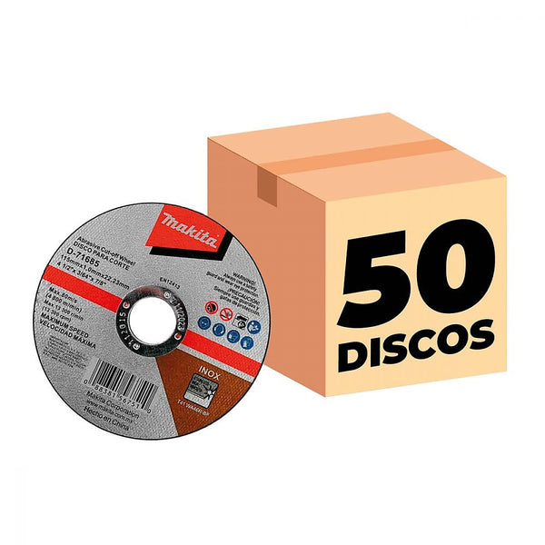 Disco para Corte Acero Inoxidable 4.1/2”x3/64”x7/8” Velocidad Máxima