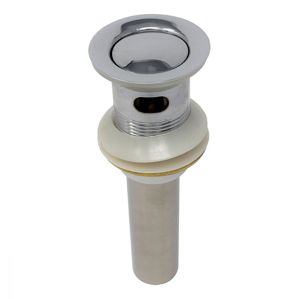 Contra para Lavabo con Tapón Push de Acero Inoxidable