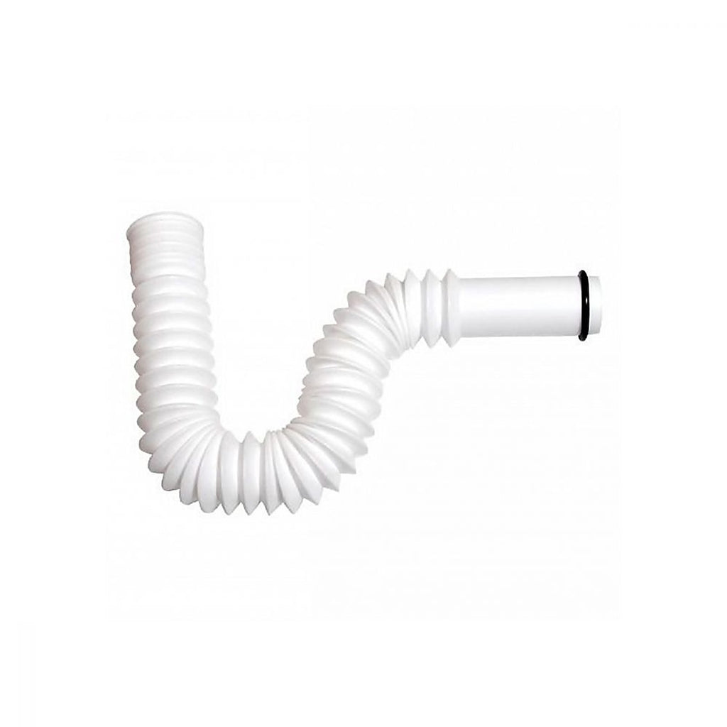 Cespol para Lavabo de Polipropileno Tubo Flexible 95 cm con Chupones