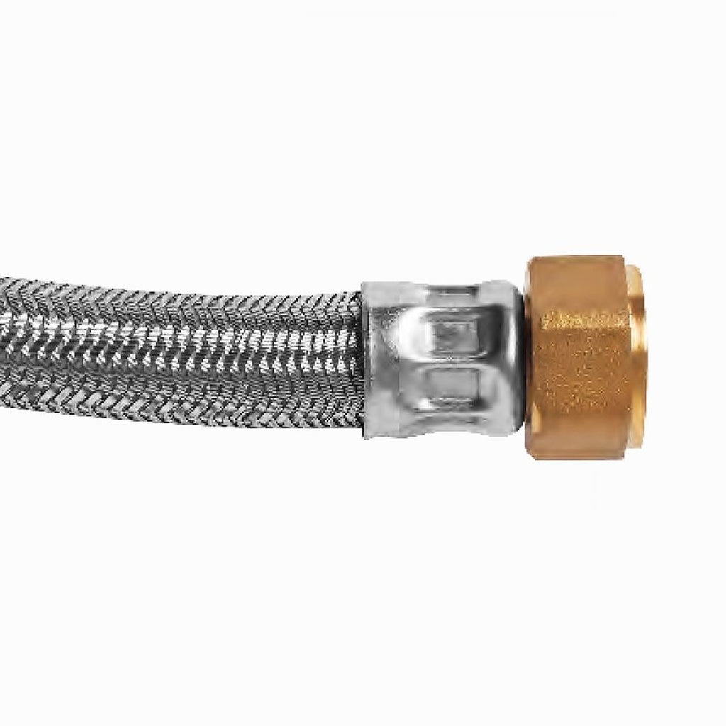 Manguera para Boiler Flexible de Acero Inoxidable 100 cm Salida 1/2”x3/4”