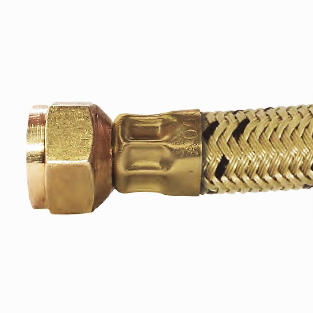 Manguera para Gas Flexible de Monofilamento Polipropileno 500 cm Salida 3/8”x3/8”