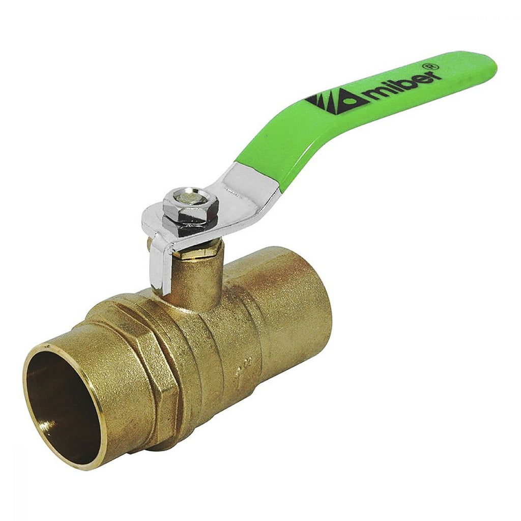 Válvula de Esfera Soldable 1/2 de Latón 300 Psi
