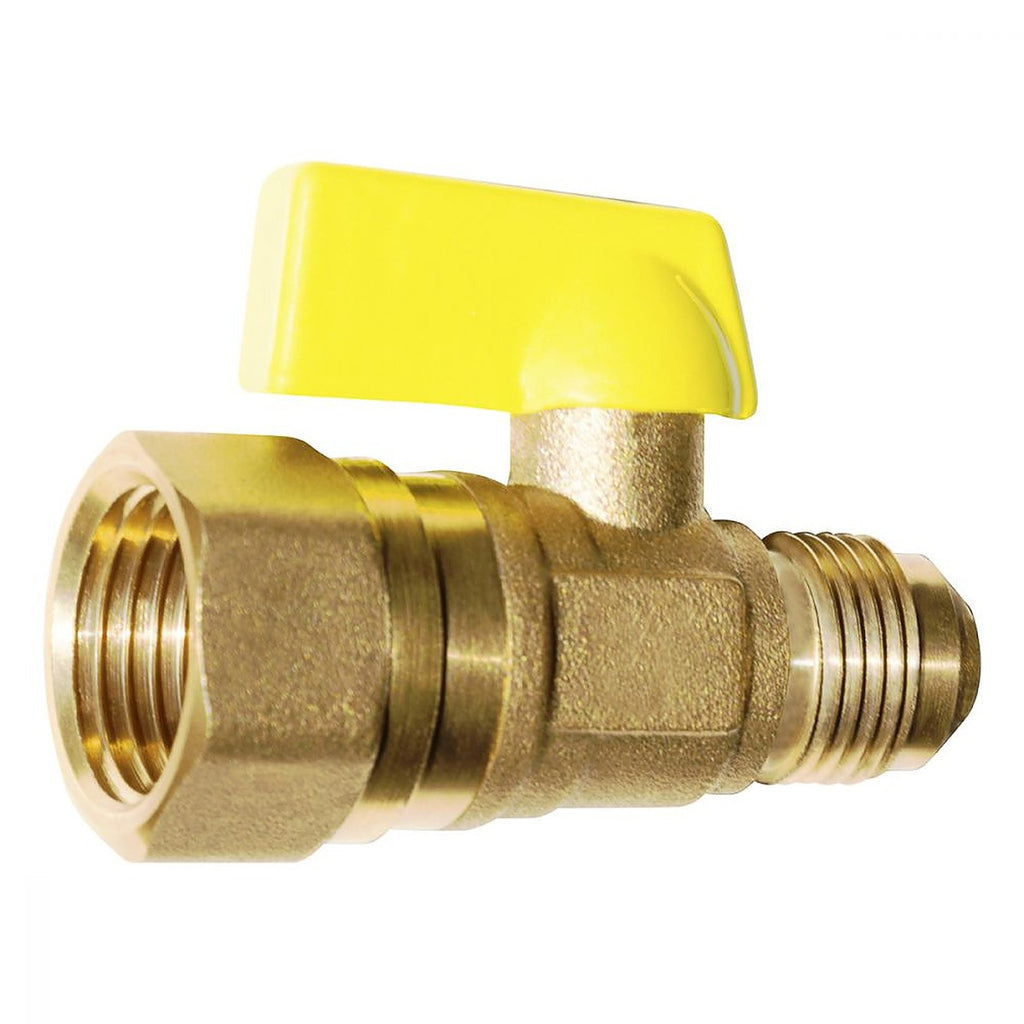 Válvula de Esfera Roscable Hembra 1/2” Macho 3/8” para Gas 150 Wog