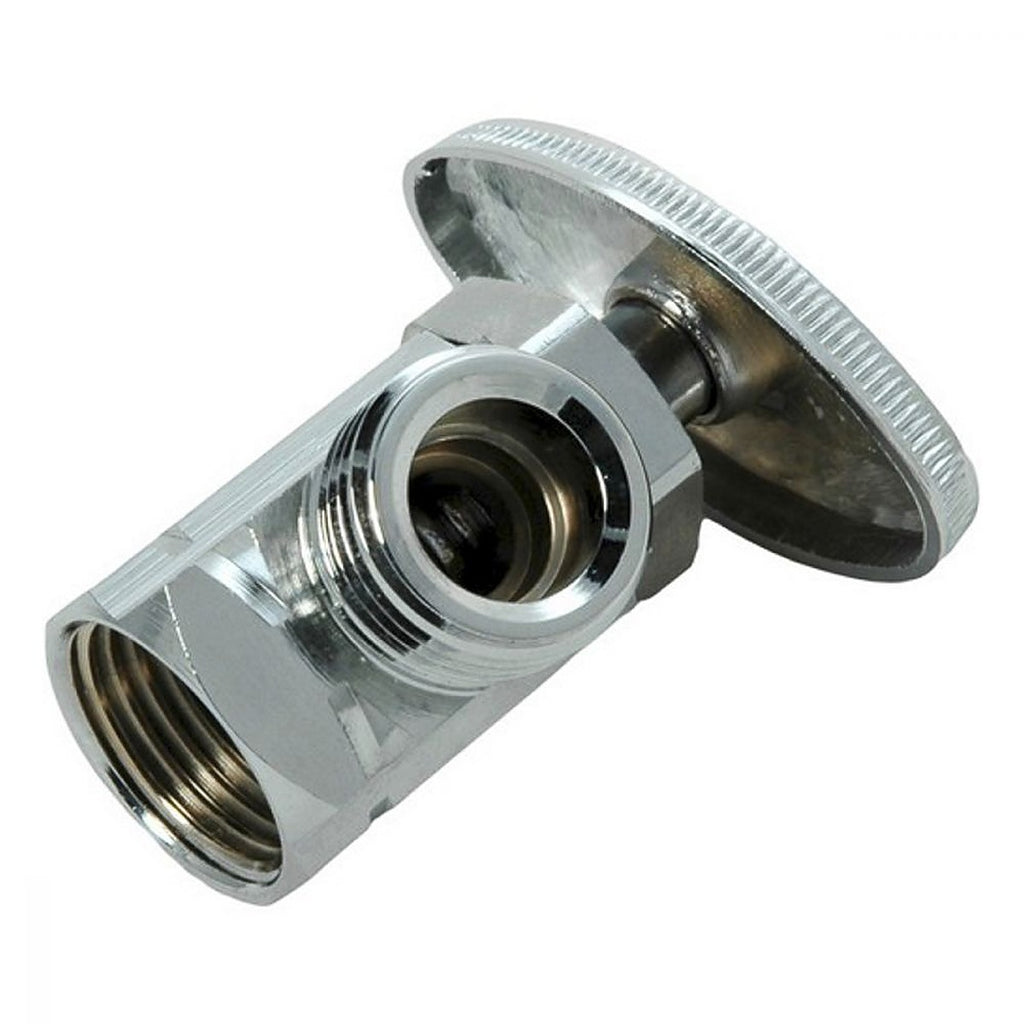 Llave Angular para Control de Agua 1/2”x1/2” Cuerpo y Árbol de Latón