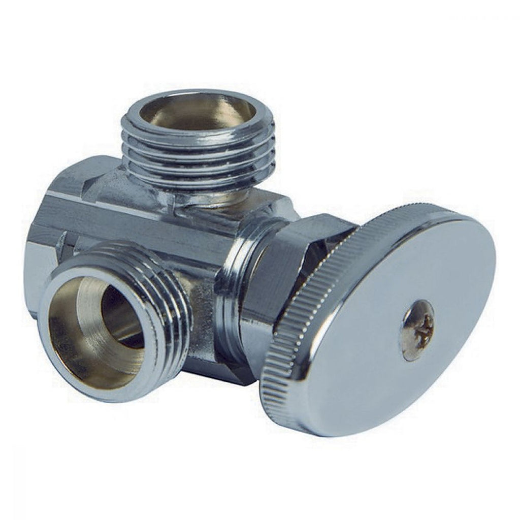 Llave Angular para Control de Agua Doble 1/4 de Vuelta