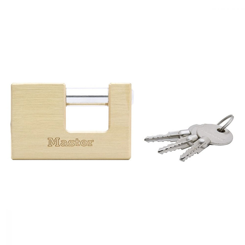 Candado para Cortina de Latón 75 mm Llave Tetra