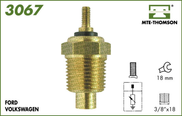 Transmisor de Temperatura Refrigerante MTE-THOMSON 3067