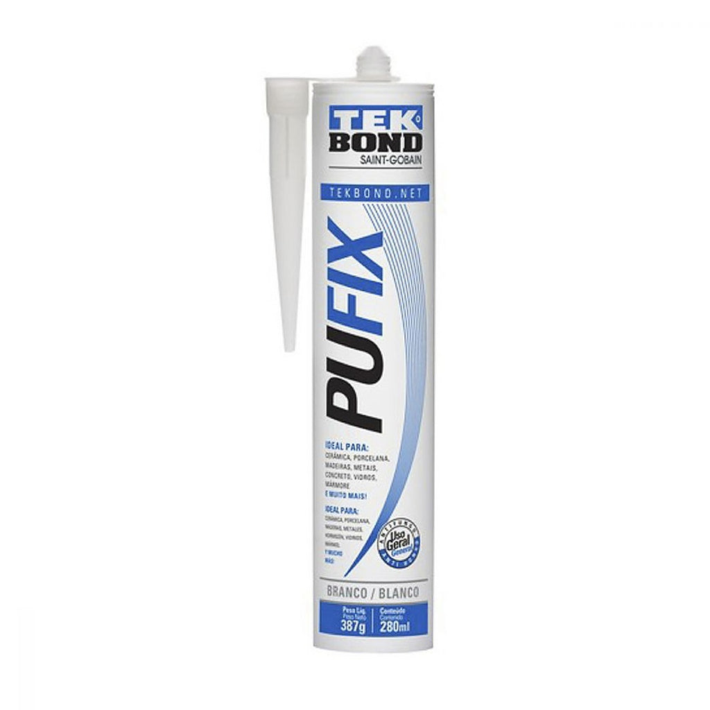 Sellador Poliuretano para Construcción Tekbond 280 ml Blanco
