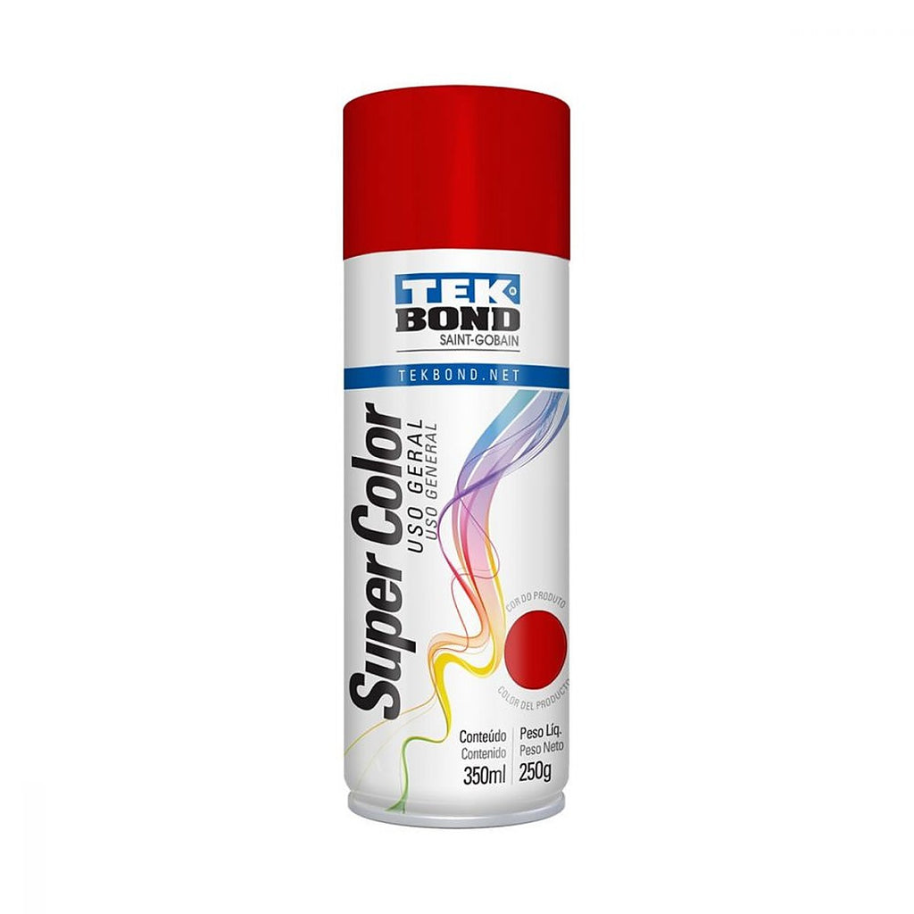 Pintura en Aerosol Uso General Super Color 350 ml Rojo