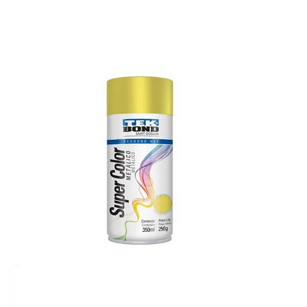 Pintura en Aerosol Metalizado Super Color 350 ml Oro