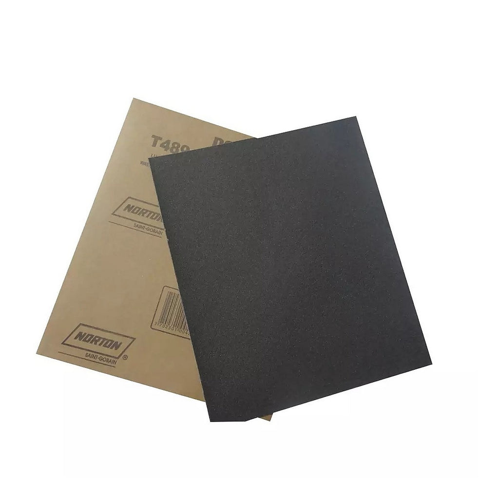 Lija de Agua 9”x11” Grano 220 Pintura-pasta-primer-metal-vidrio-no Ferroso