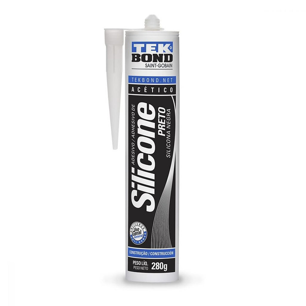 Silicón Uso General Tekbond 280g Negro