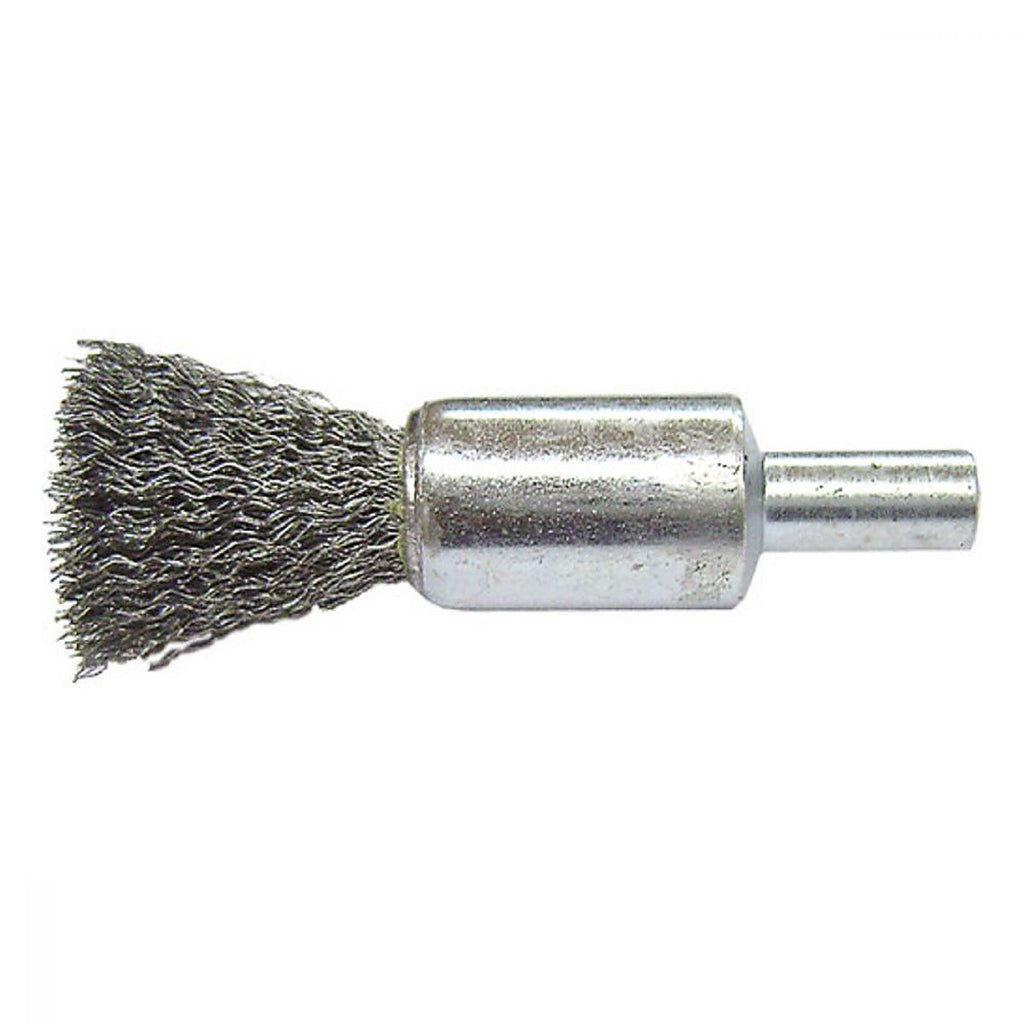 Carda Brocha Alambre Ondulado 1/2”x0.006”x1/4” con Vástago Acero