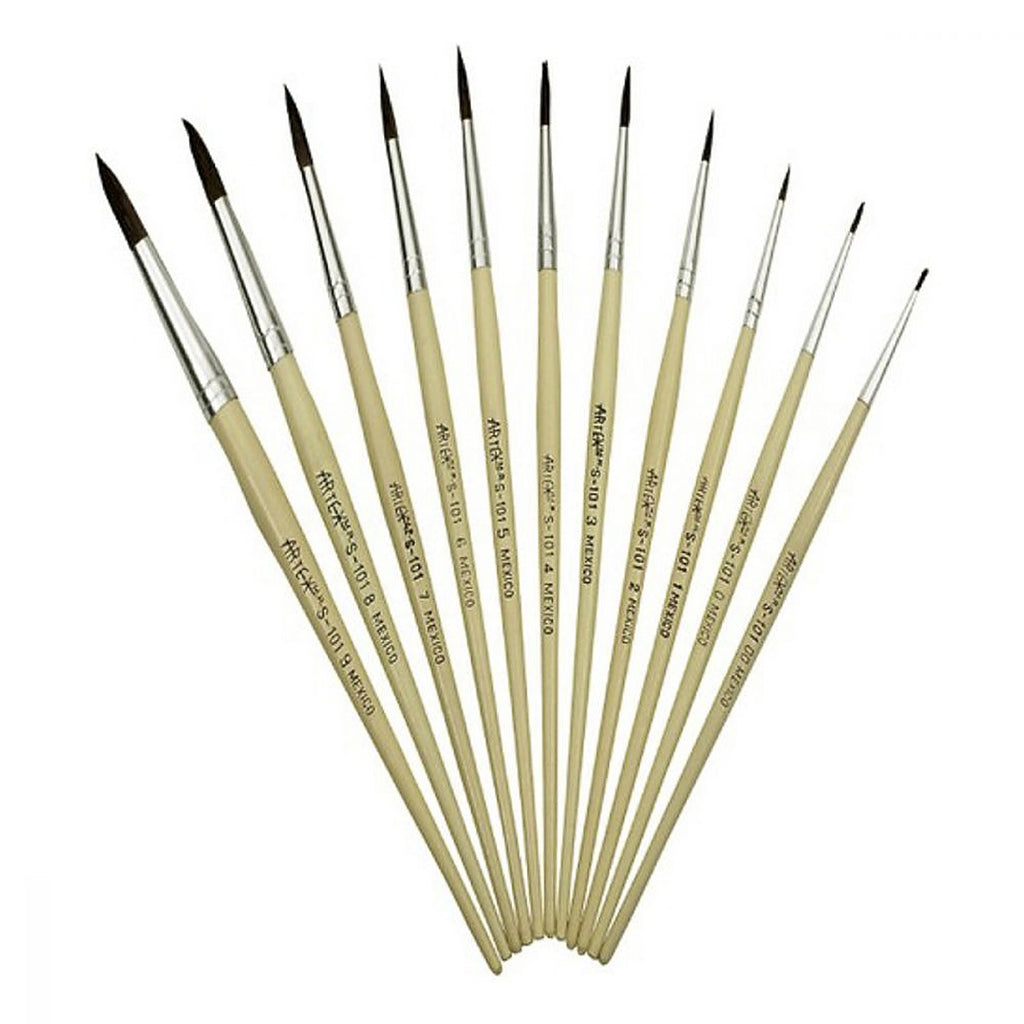 Pincel Nº 2 con Pelo de Camello Punta Redonda Serie 101