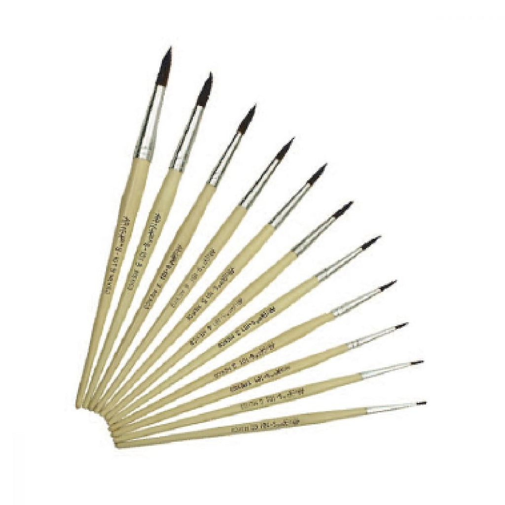 Pincel Nº 6 con Pelo de Camello Punta Redonda Serie 101