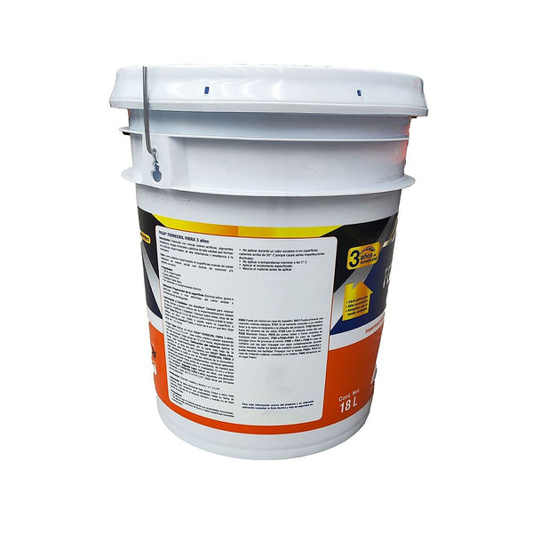 Impermeabilizante Acrílico Fibratado 3 Años 18 lt Blanco Pasa Ferrecril