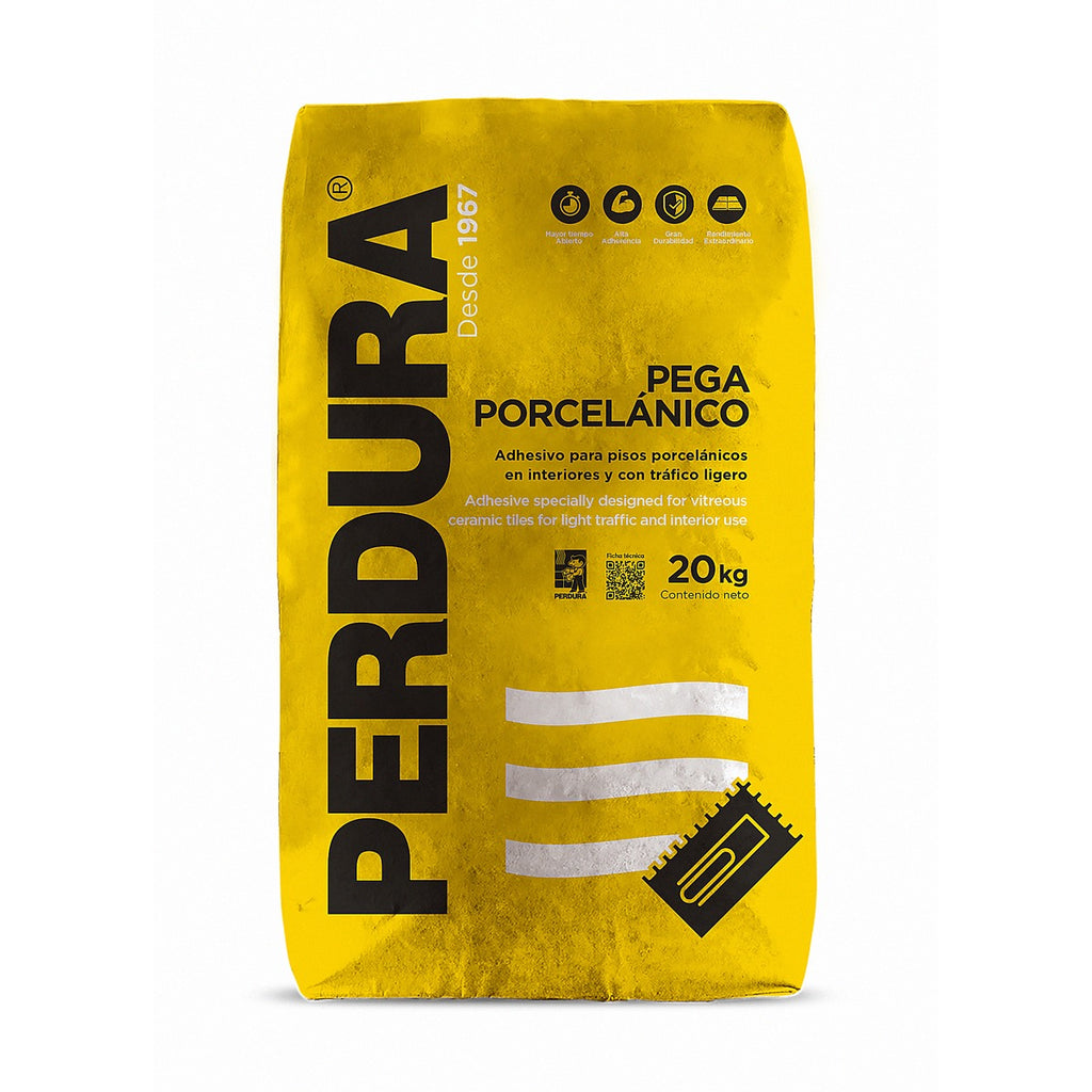 Perdura porcelanato blanco 20 kg