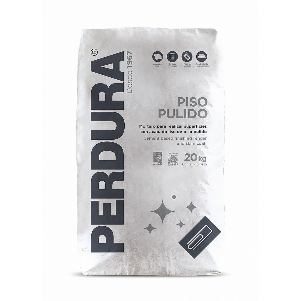 Estuco piso pulido 20 kg