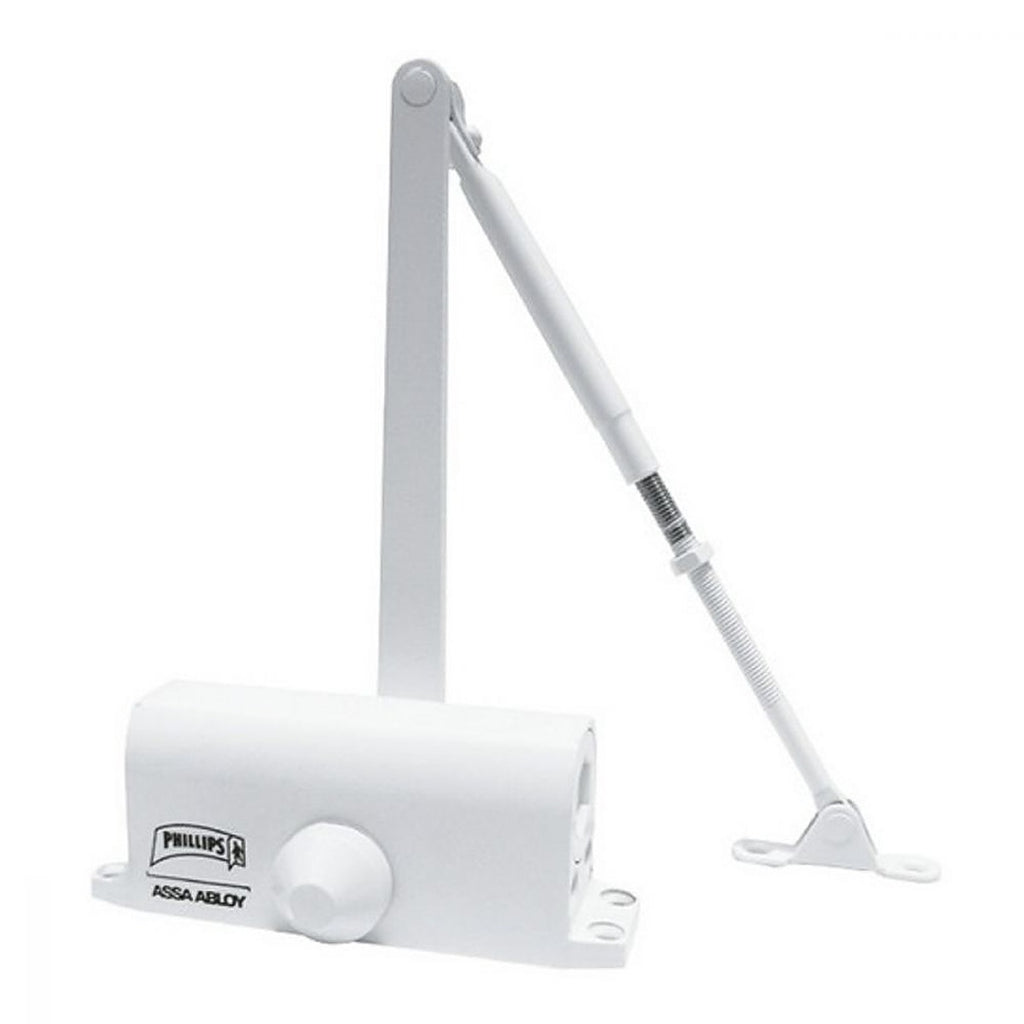 Cierrapuertas Hidráulico 24-45 kg Blanco