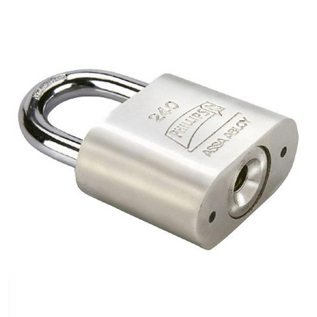 Candado de Hierro 40 mm Gancho Corto Llave Discos