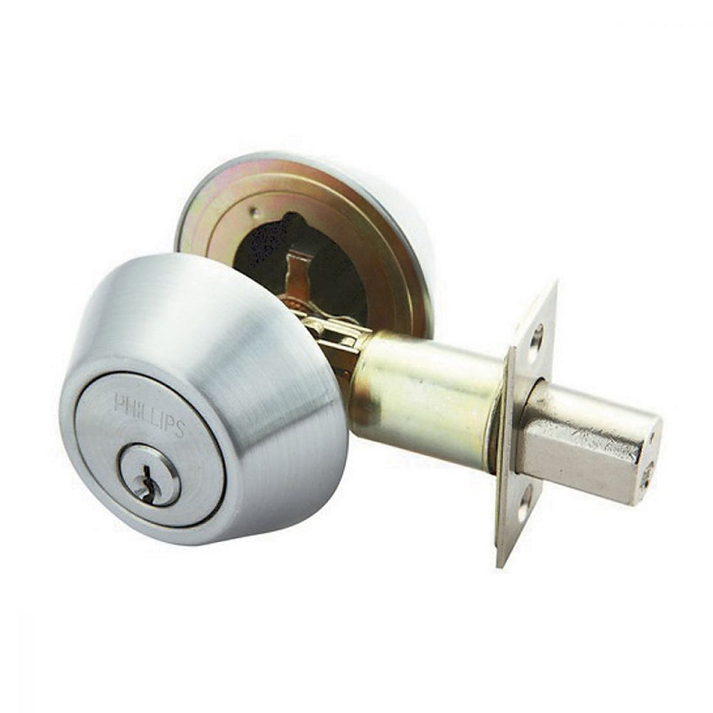 Cerrojo de Seguridad Llave/llave Cromo Mate