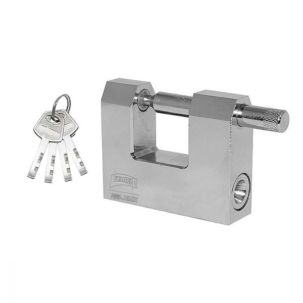 Candado para Cortina de Latón 75 mm Llave Abloy Alta Seguridad