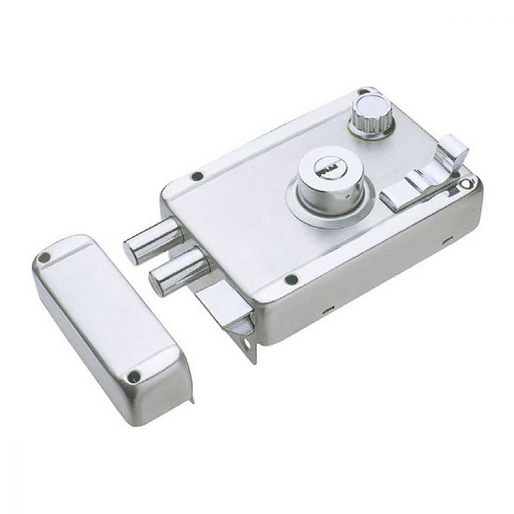 Cerradura de Sobreponer Der Clásica Llave/puntos Doble Barra Alta Seguridad Acero Inoxidable.