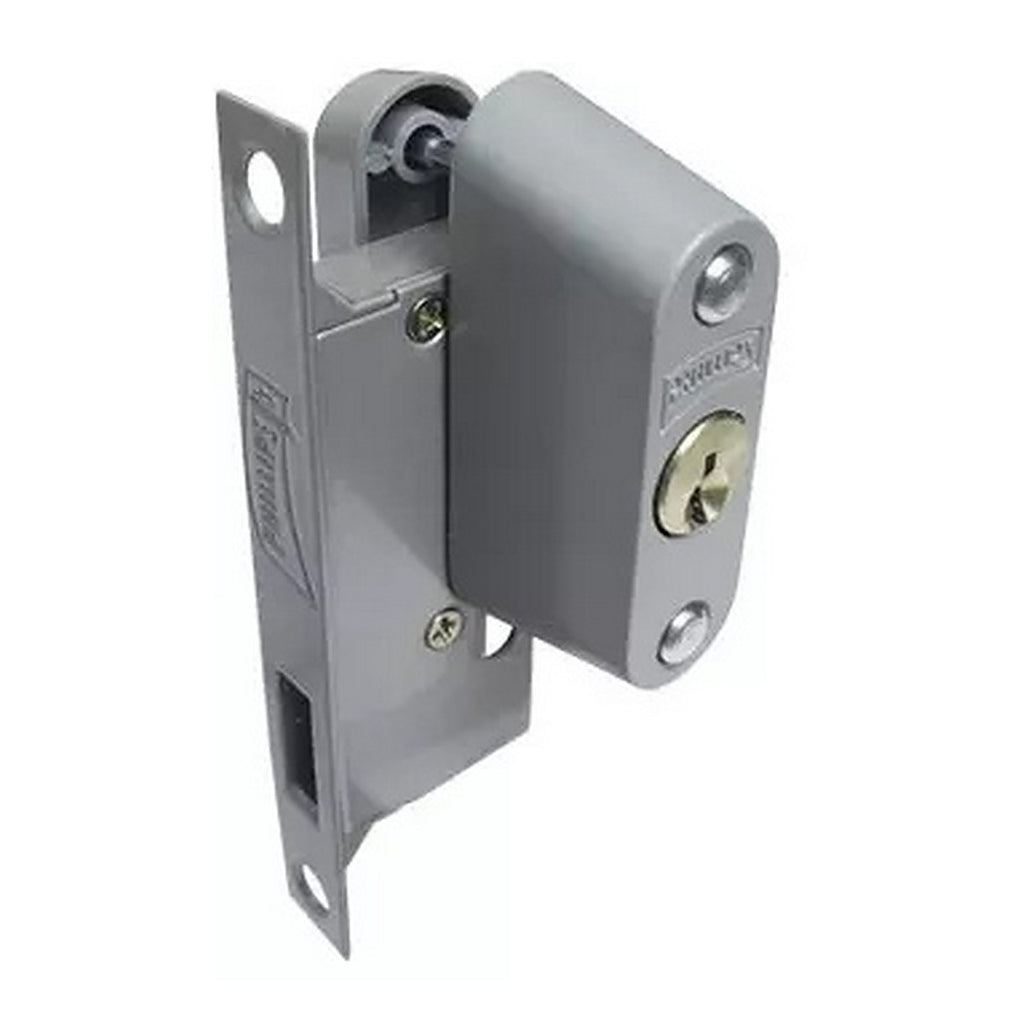 Cerradura de Embutir Doble Cilindro para Puertas y Ventanas Corredizas Neutral