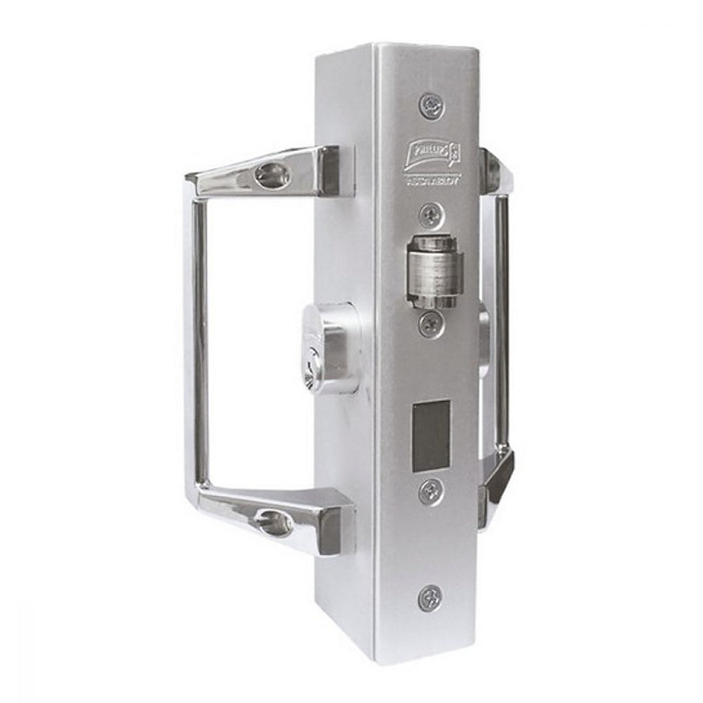 Cerradura de Embutir para Puertas Vaivén Cilindro/ext Acabado Natural