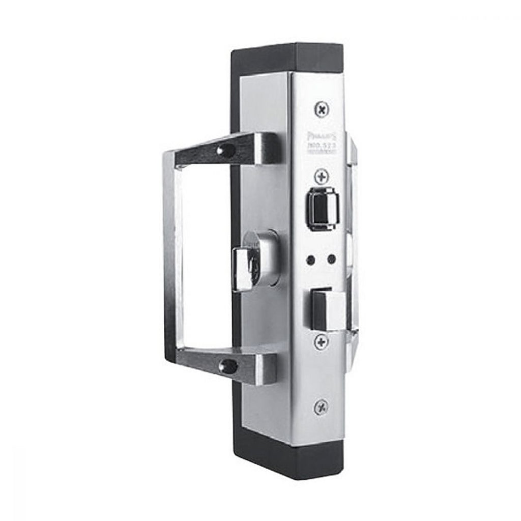 Cerradura de Embutir para Puertas Vaivén Cilindro/int Acabado Natural