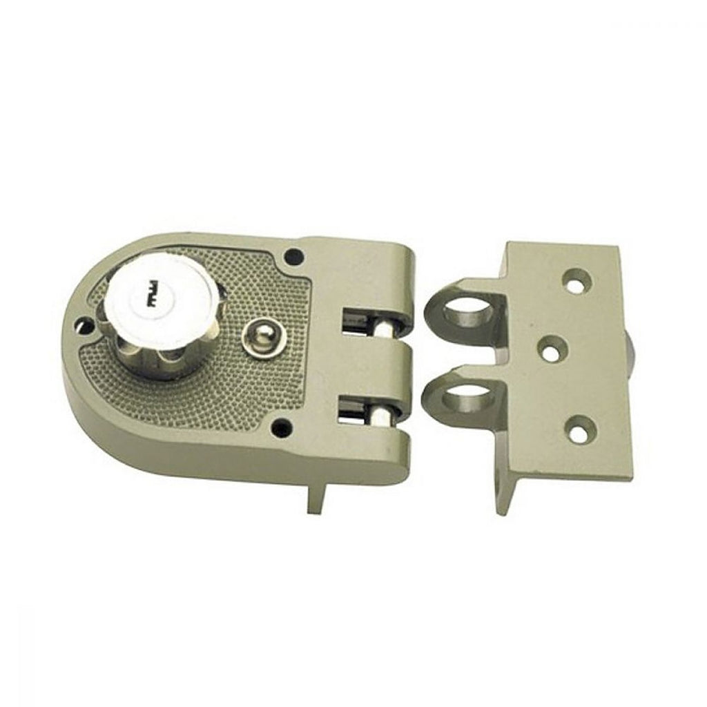Cerradura Puerta Corrediza Izq. Llave/puntos Beige