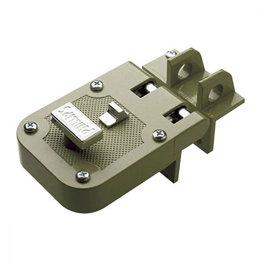 Cerradura Puerta Corrediza Izq. Botón Doble Seguridad Beige