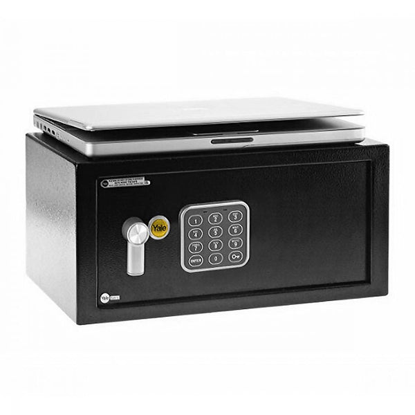 Caja Fuerte de Seguridad Electrónica Activación por Teclado Apertura con Llave AAx4 Laptop 10 kg