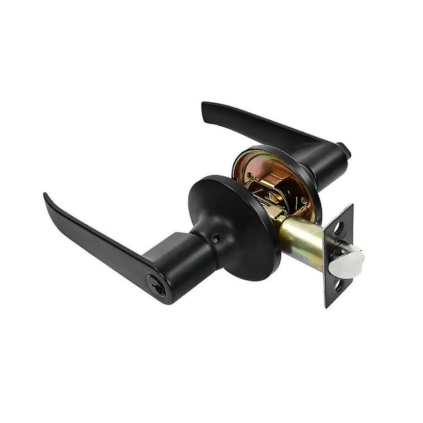 Combo de Cerradura Manija Tampico Recamara Negro Tampico + Cerrojo Llave/mariposa - P7 MX6969