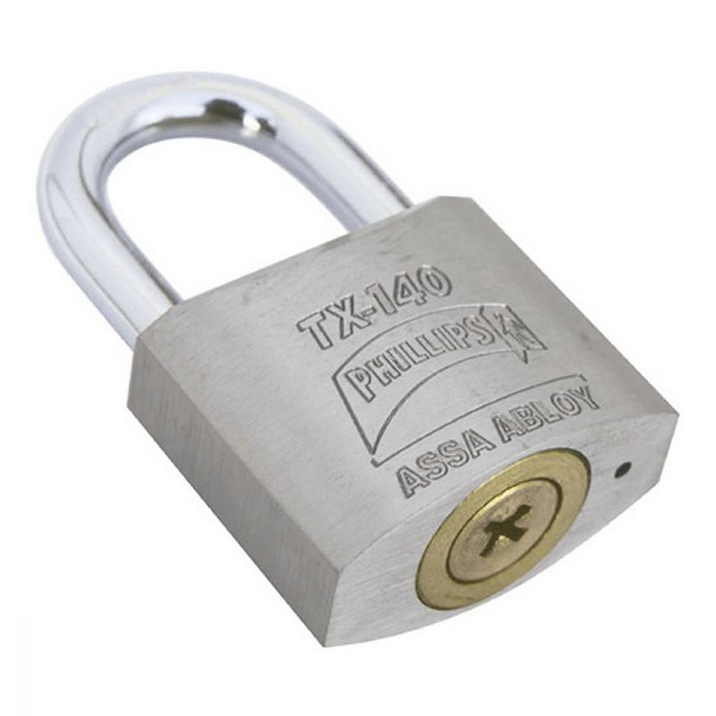 Candado Metálico 41 mm Gancho Corto Llave Tetra Seguridad Extra
