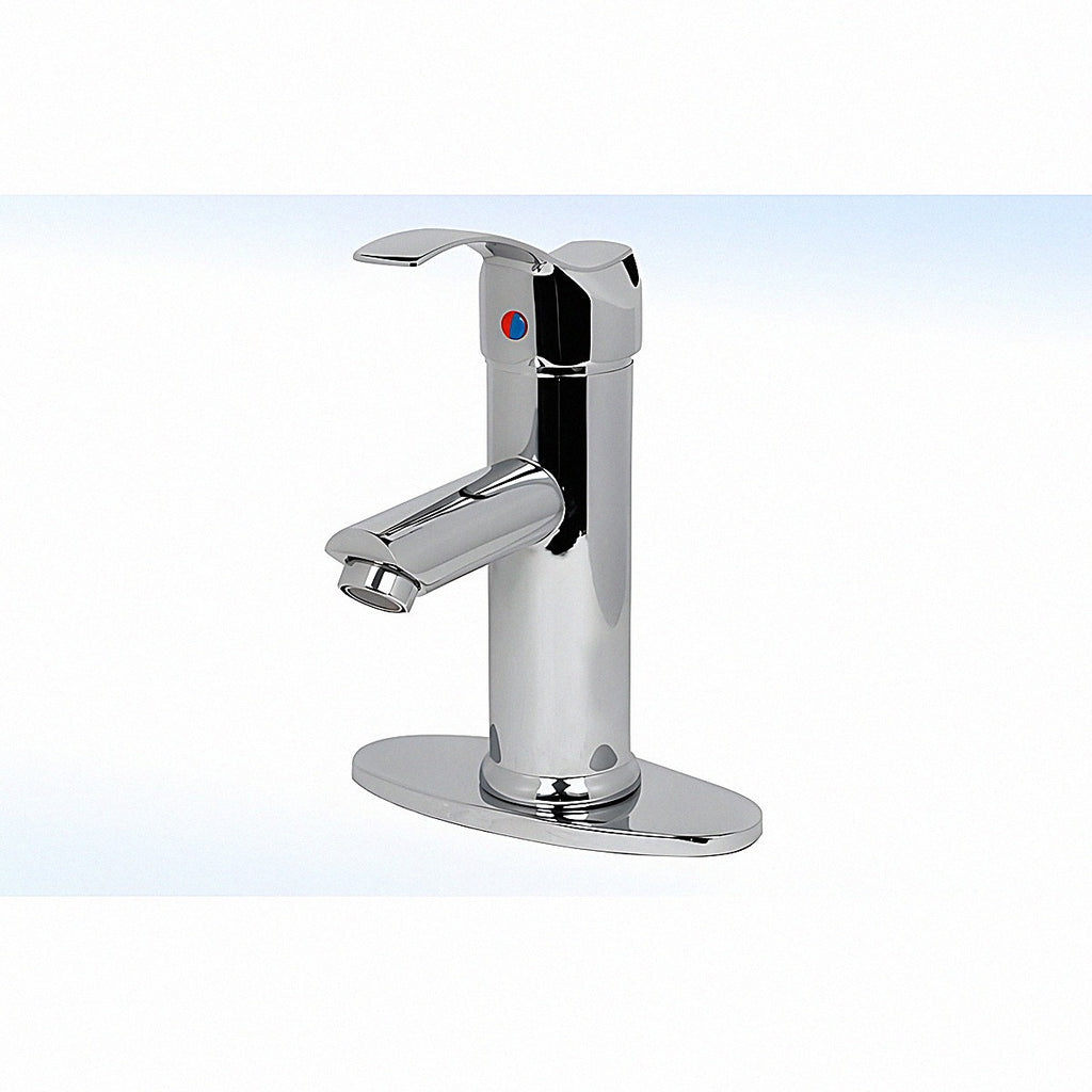 Monomando para lavabo 4" cromo mod.23mtc